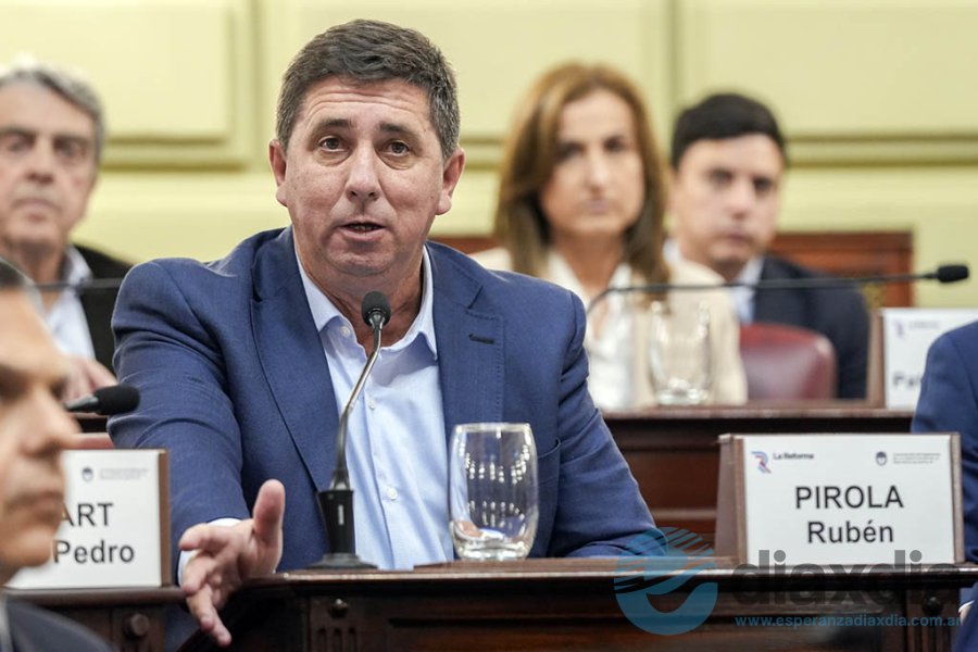 Rubén Pirola en la convención constituyente