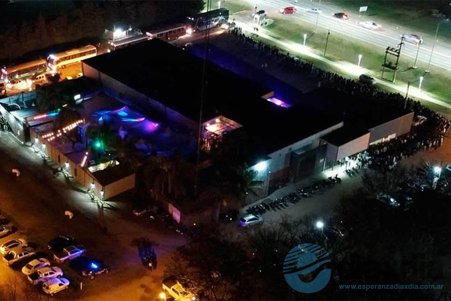 El complejo de Teos Disco desde el aire