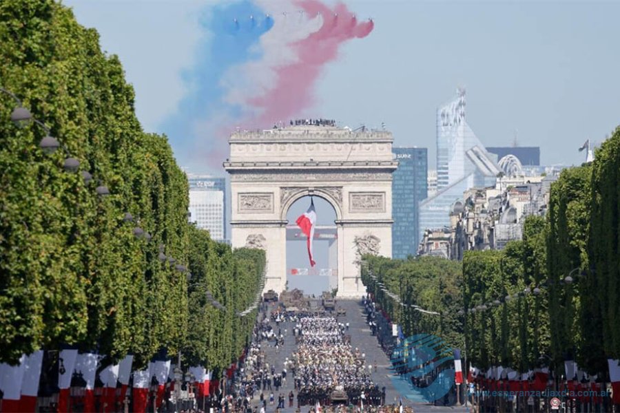 Día de la Bastilla en París.