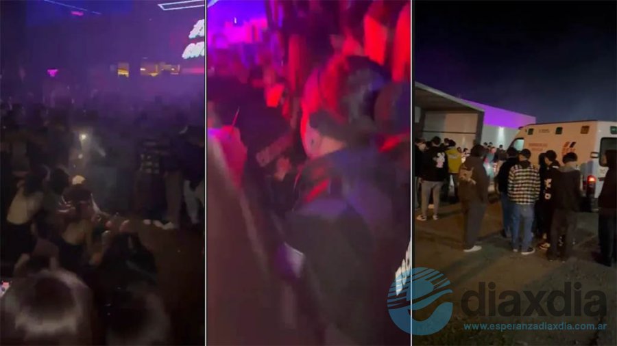 Las imágenes que trascendieron en las redes sociales