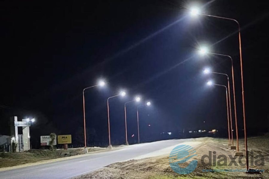 La iluminación sobre ruta 67S