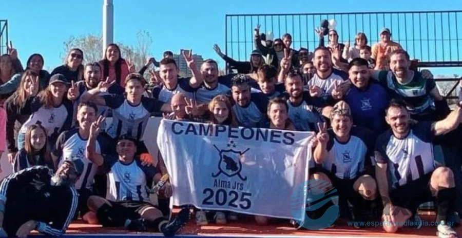 El festejo de los campeones con su gente - RRSS Hockey Caballeros
