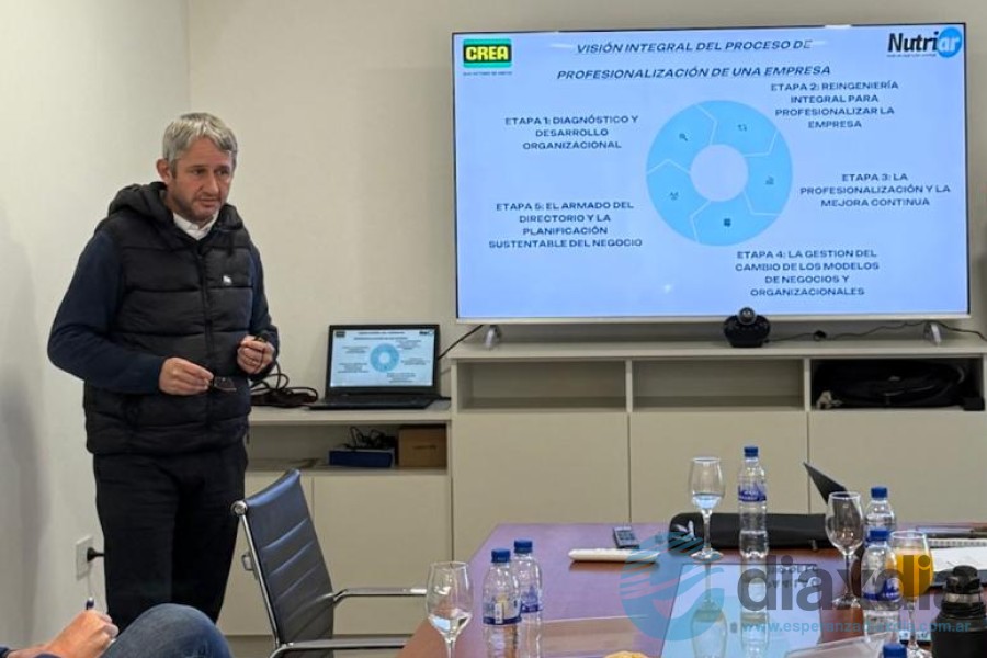 David Sarmiento en una capacitación