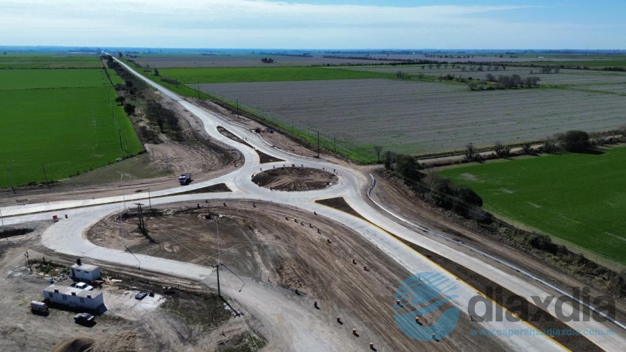 El cruce en ruta 4 y 80S - Prensa Gobierno Santa Fe