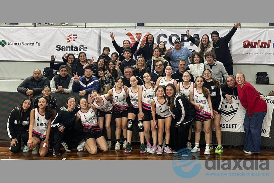 El festejo de las chicas U13