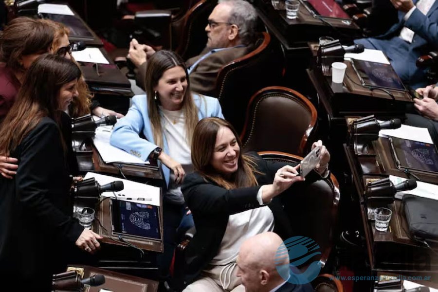 Lospenatto, Vidal y Figueroa Reyes legisladoras del Pro en el recinto / La Nación