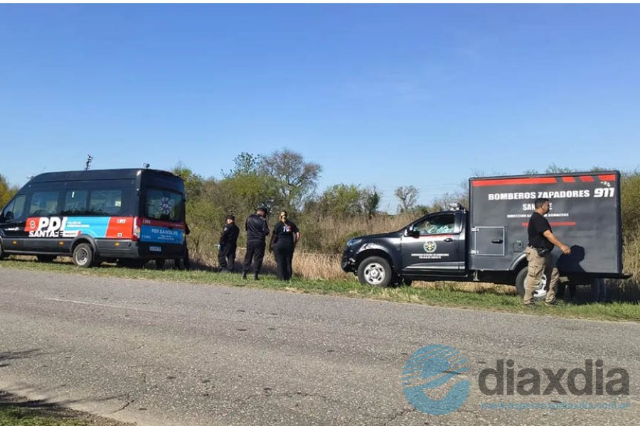 El lugar del hallazgo del cadáver