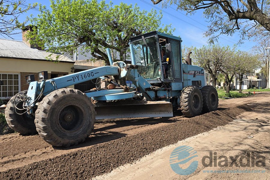 Trabajos municipales en calle Hohenfels