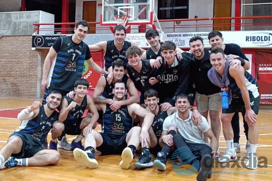 El festejo de Alma Juniors en San Justo