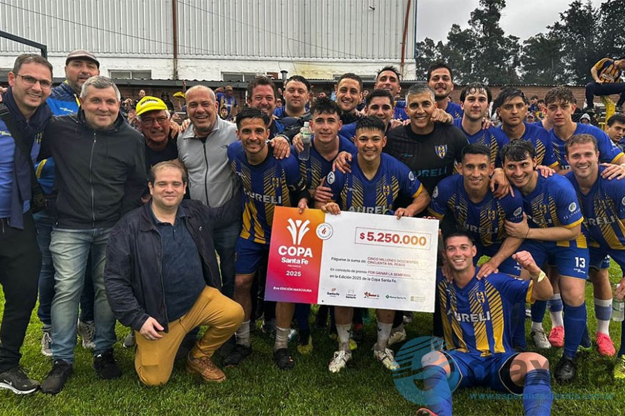 El festejo del finalista