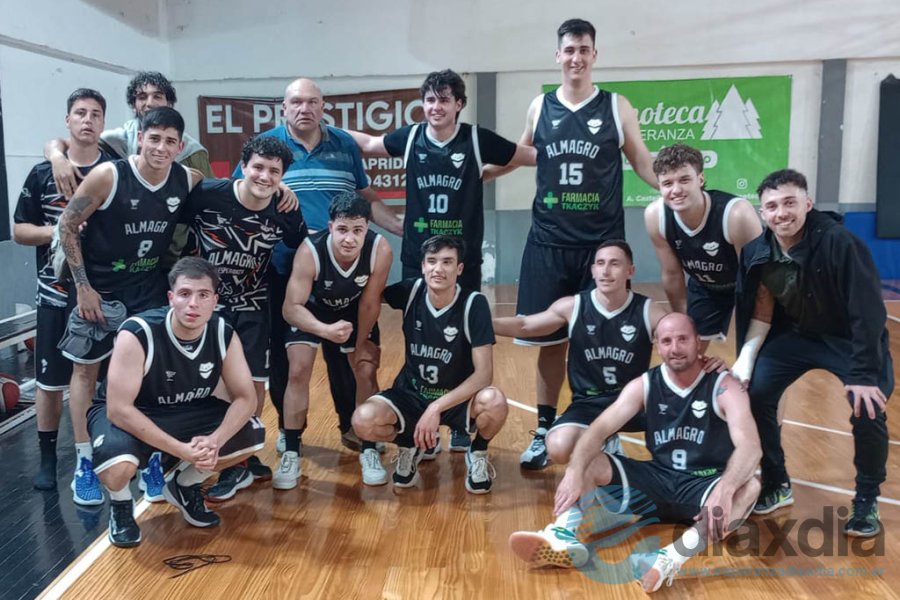 Almagro B festejó como local.
