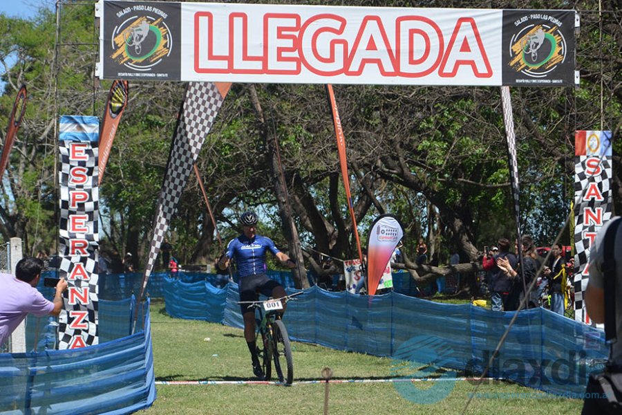 La llegada del ganador de la prueba