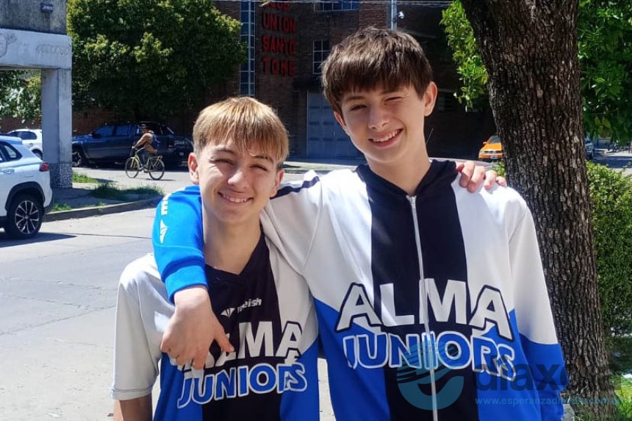 Emiliano Micheloud y Juan Ignacio Cecchini