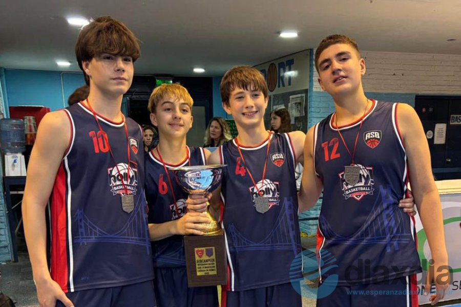 Los cuatro jugadores de Esperanza en el U13