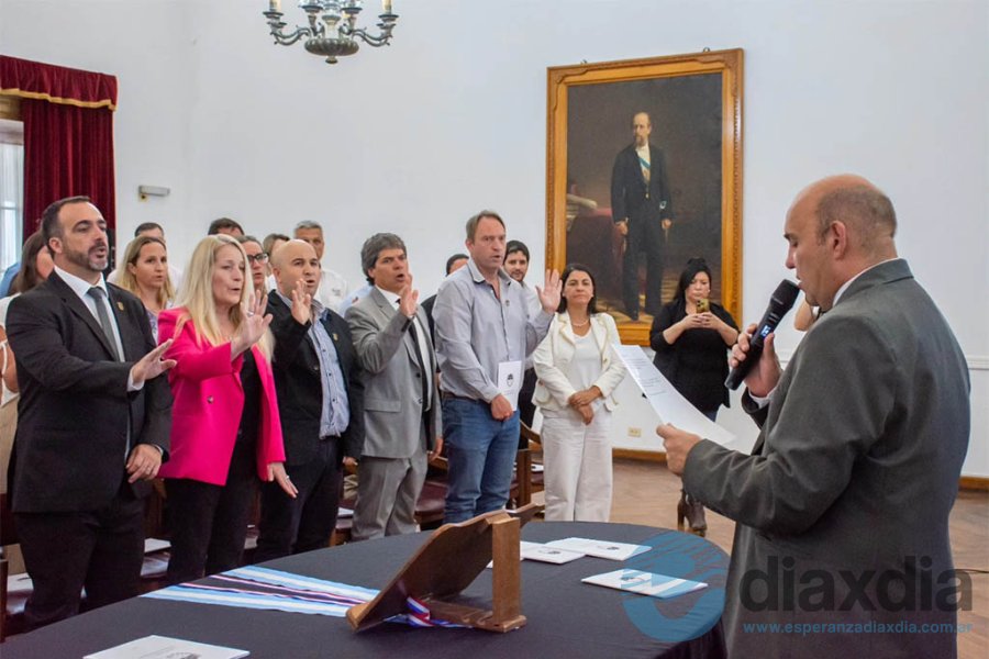 Toma de juramento a concejales